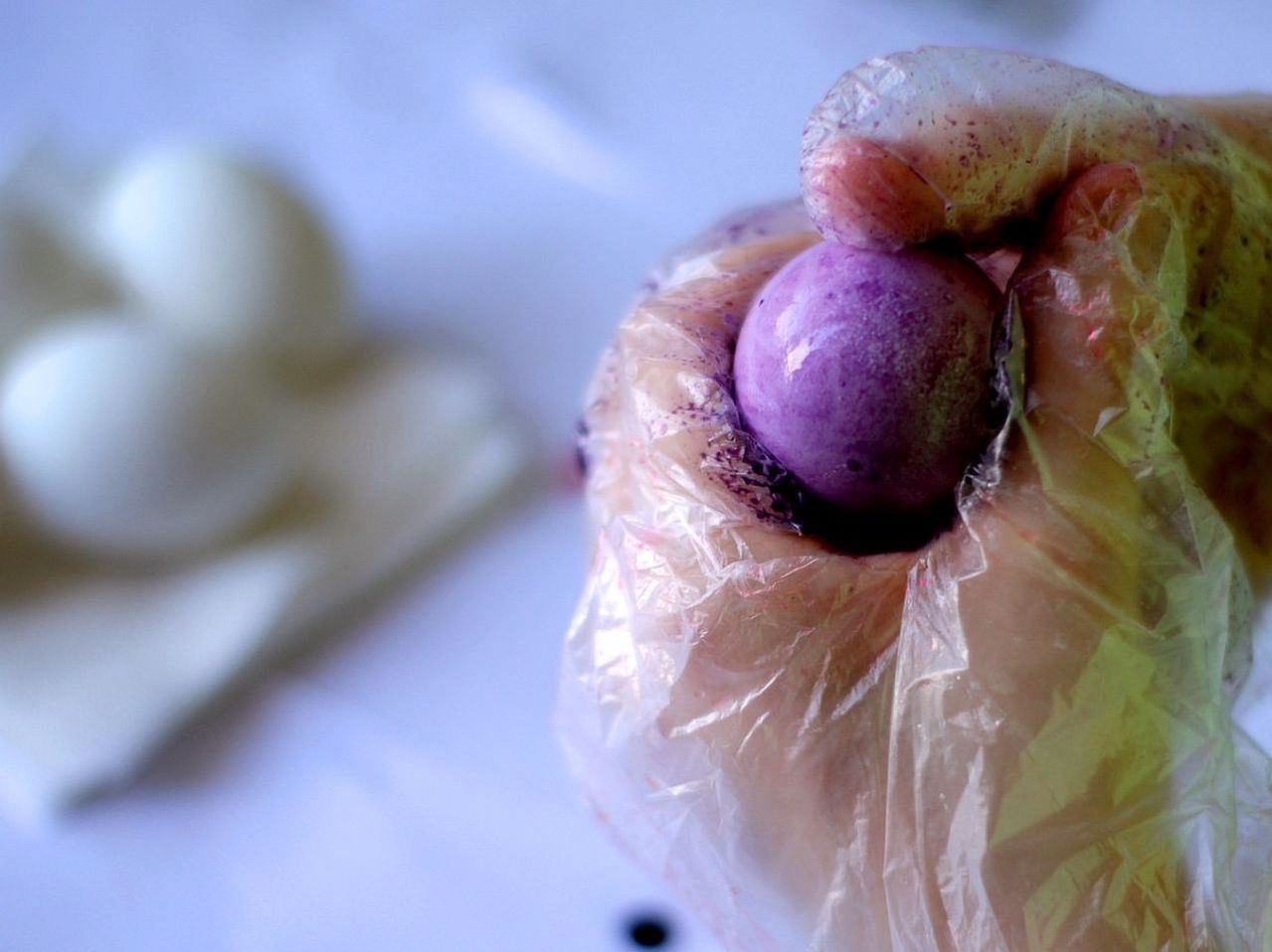 Eggs from roost to